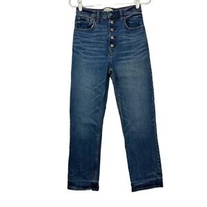 Abercrombie & Fitch The Ankle Straight Ultra High Rise Jeans 27 or 4